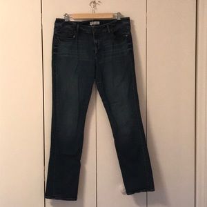 LOFT curvy straight jeans